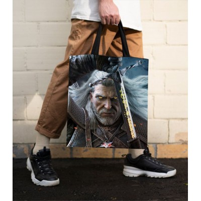 Чанта за пазаруване The Witcher All Print - Game Poster